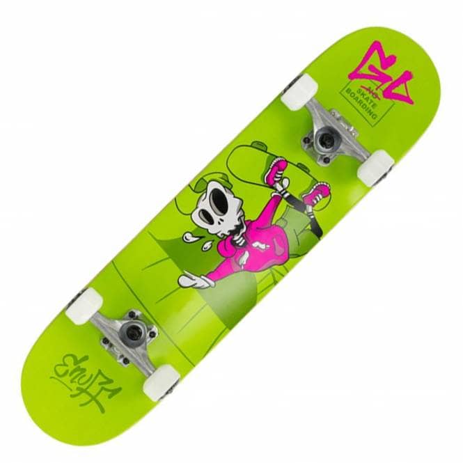 Enuff Skateboards Skully (Green) Complete Skateboard - 7.75'' x 31.5''