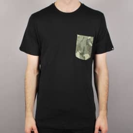 Etnies Lombard Pocket T-Shirt - Black/Camo