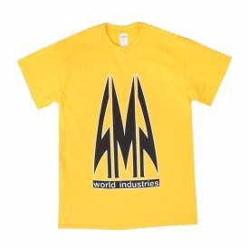 Evil Logo Skate T-Shirt - Gold