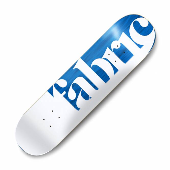 Fabric Skateboards 1734 White Skateboard Deck 8.25