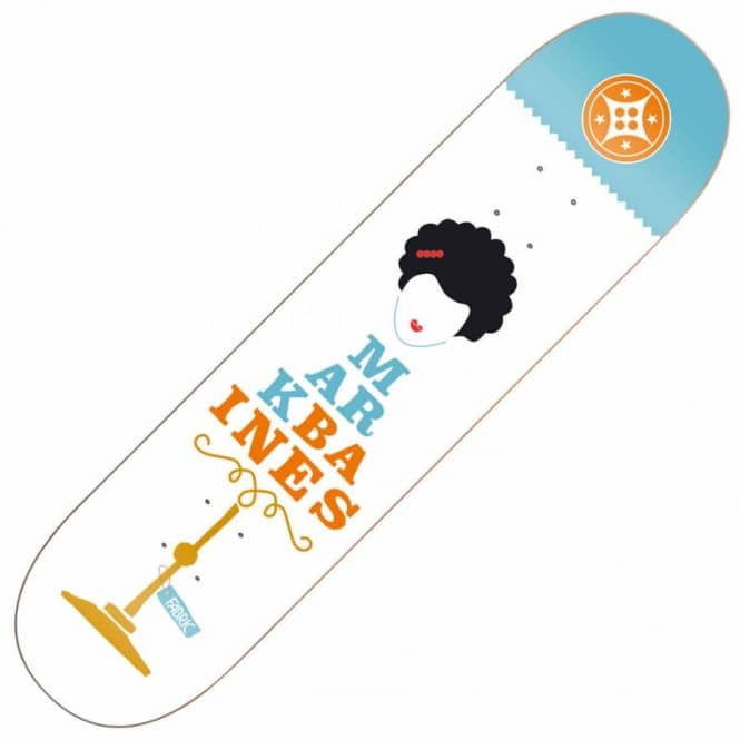 Fabric Skateboards Fabric Mark Baines Doll Lamp Skateboard Deck 7.9