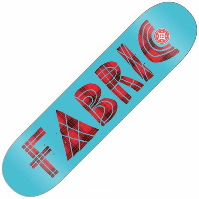 Fabric Skateboards Fabric Tartan Cabaret Blue Skateboard Deck 7.9
