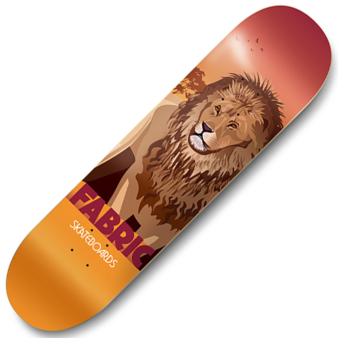 Fabric Skateboards Lion Zoo Series Skateboard Deck 8.5