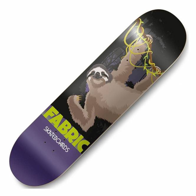 Fabric Skateboards Fabric Skateboards Sloth Zoo Series Skateboard Deck 8.0