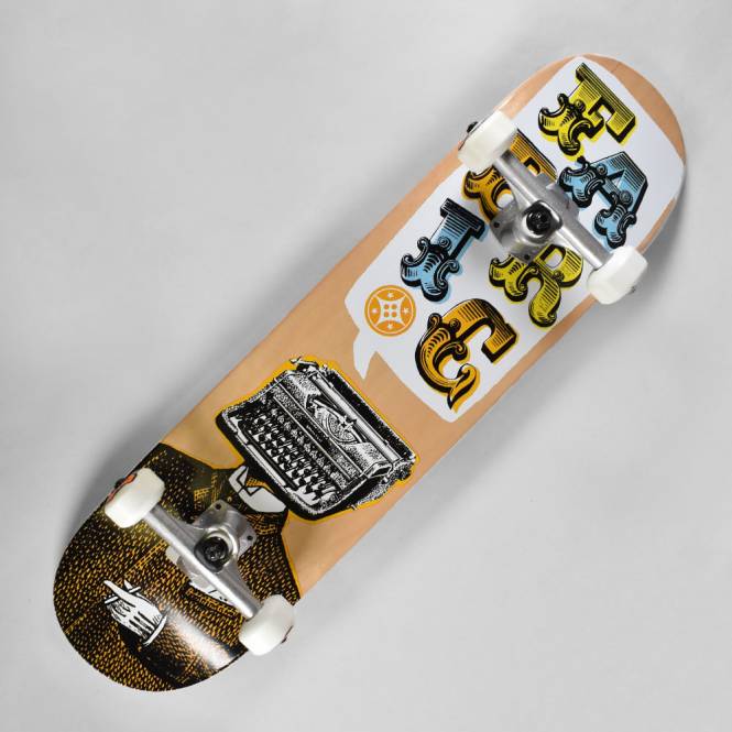 Fabric Skateboards Typewriter Head Complete Skateboard - 7.9'' x 31.9''