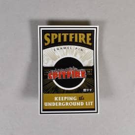 Flash Fire (Black/White/Red) Pin Badge - 1.5'' x 0.5''