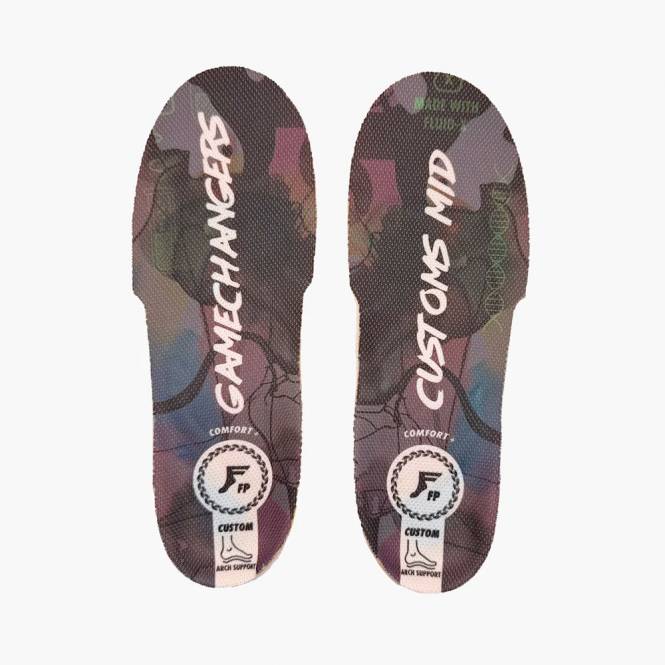 Footprint Insoles Gamechanger Elite Custom Orthotic Mid Classic Insoles - White Black Camo