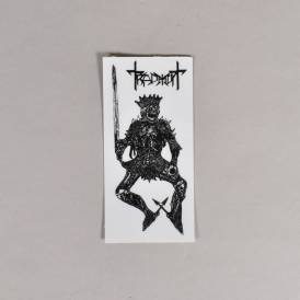Frog Prince Skateboard Sticker - 1.9" x 4"