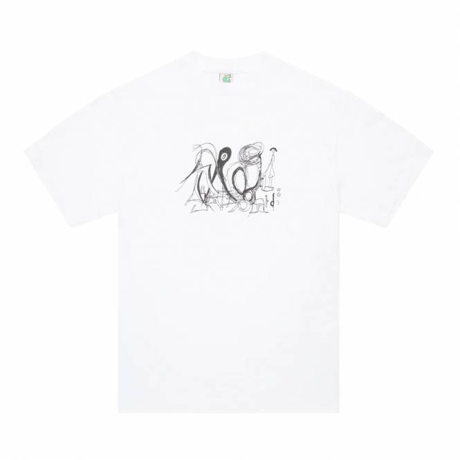 Frog Skateboards Scribble Daddy Skate T-Shirt - White