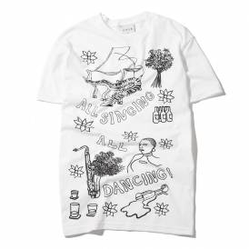 Gaurab Sketches Skate T-Shirt - White
