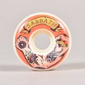 Geeza 99A Conical Devil's Formula (White) Skateboard Wheels 55mm