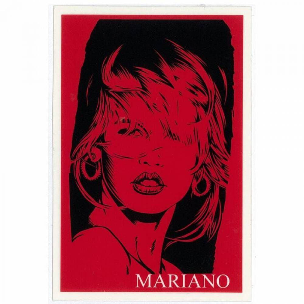 Mariano Lettering Design Sticker Girl Skateboards Girl Mariano Sticker - ACCESSORIES from Native Skate ...