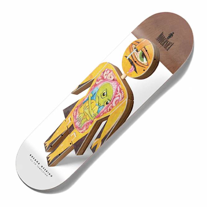 Girl Skateboards Breana Geering Modernica By Ed Templeton Skateboard Deck 8.5''