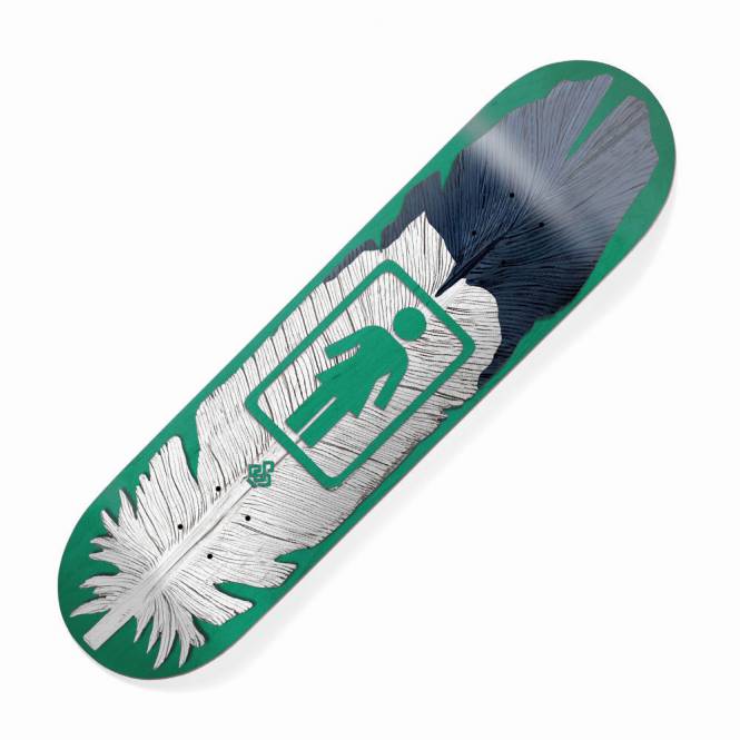 Girl Skateboards Cory Kennedy Saiz Feather Skateboard Deck 8.5