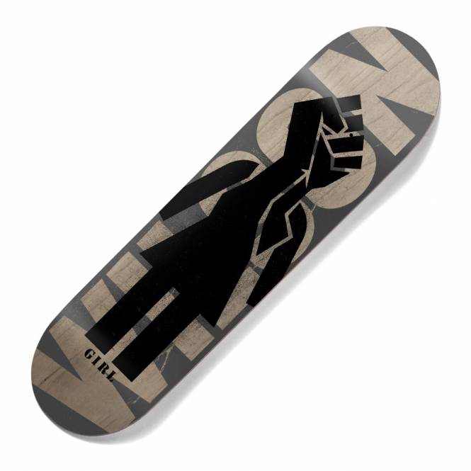 Girl Skateboards Jeron Wilson New Power One Off Skateboard Deck 8.125