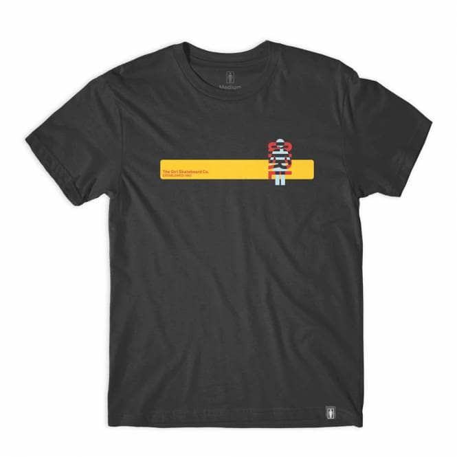 Girl Skateboards Knockout Skate T-Shirt - Black