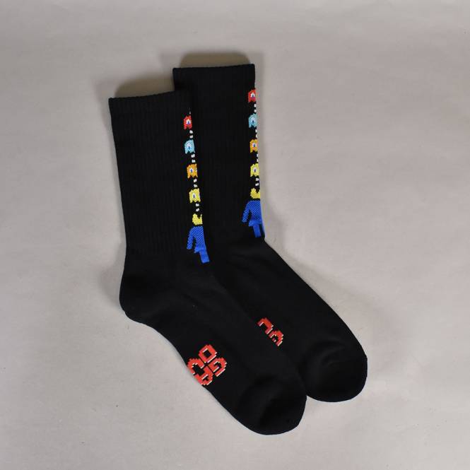Girl Skateboards X Pac-Man Game Over Socks - Black