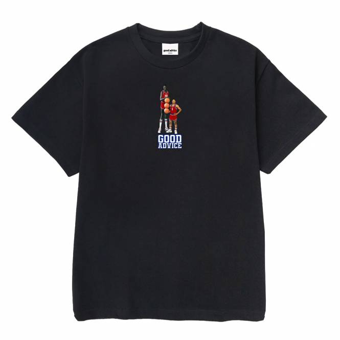 Good Advice Goods Teamwork Skate T-Shirt - Black
