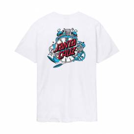 Grabke Exploding Dot Skate T-Shirt - White