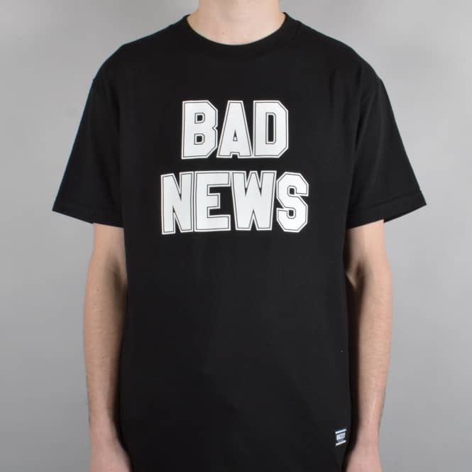 Grizzly Griptape Bad News 2 Skate T-Shirt - Black