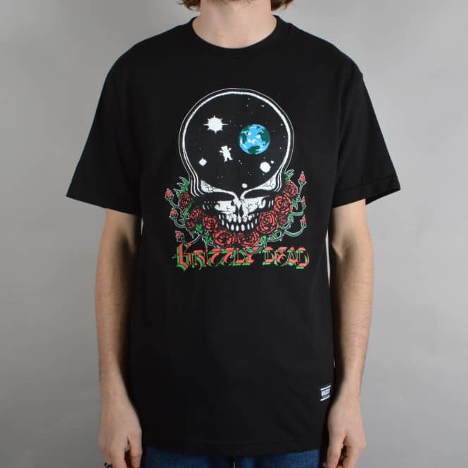 Grizzly Griptape Grizz Your Face Skate T-Shirt - Black