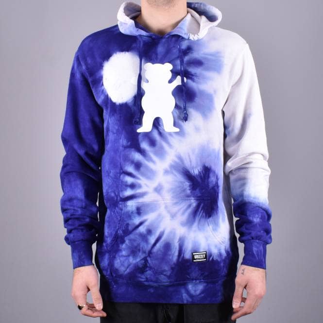 Grizzly Griptape Wasabi Wabi Pullover Hoodie - Purple Tie Dye