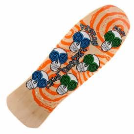 Groholski Skeleton Mini Old School Skateboard Deck 9.75''