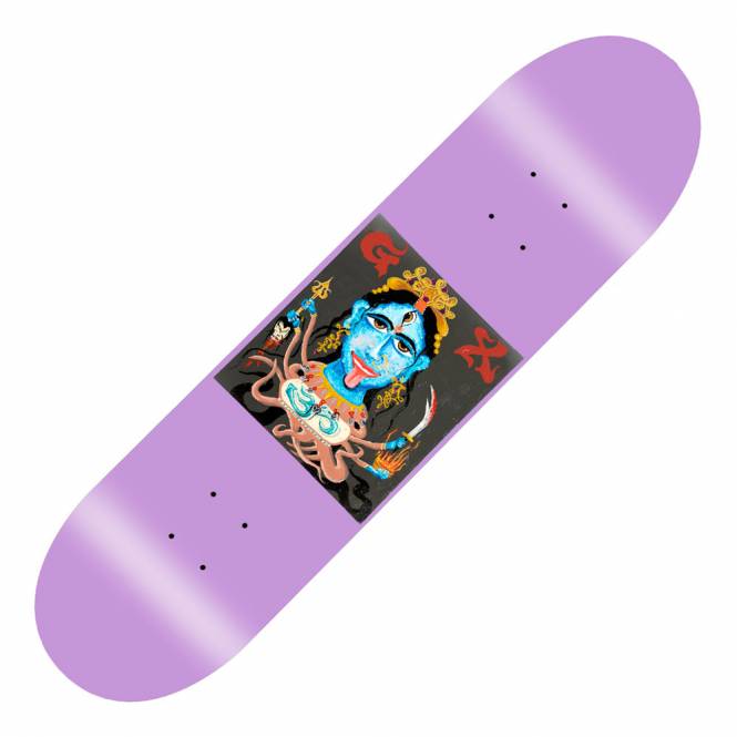 GX1000 Father Time (Purple) Skateboard Deck 8.25''