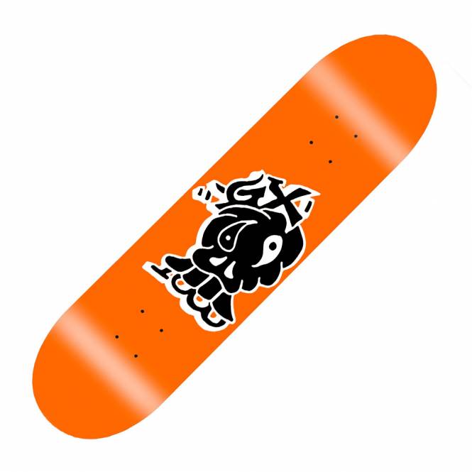 GX1000 Mind Over Matter (Orange) Skateboard Deck 8.375''