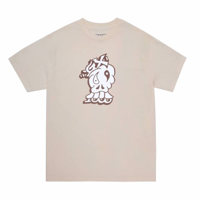 GX1000 Mind Over Matter Skate T-Shirt - Tan