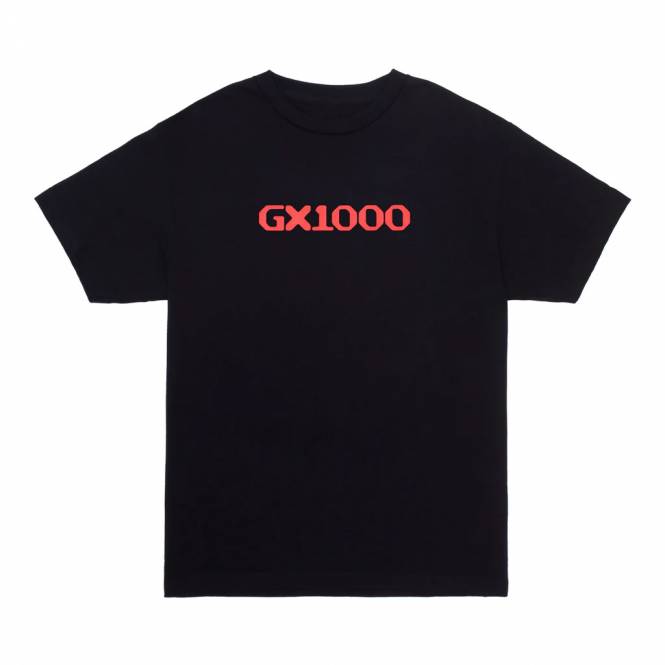 GX1000 OG Logo Skate T-Shirt - Black/Red Font