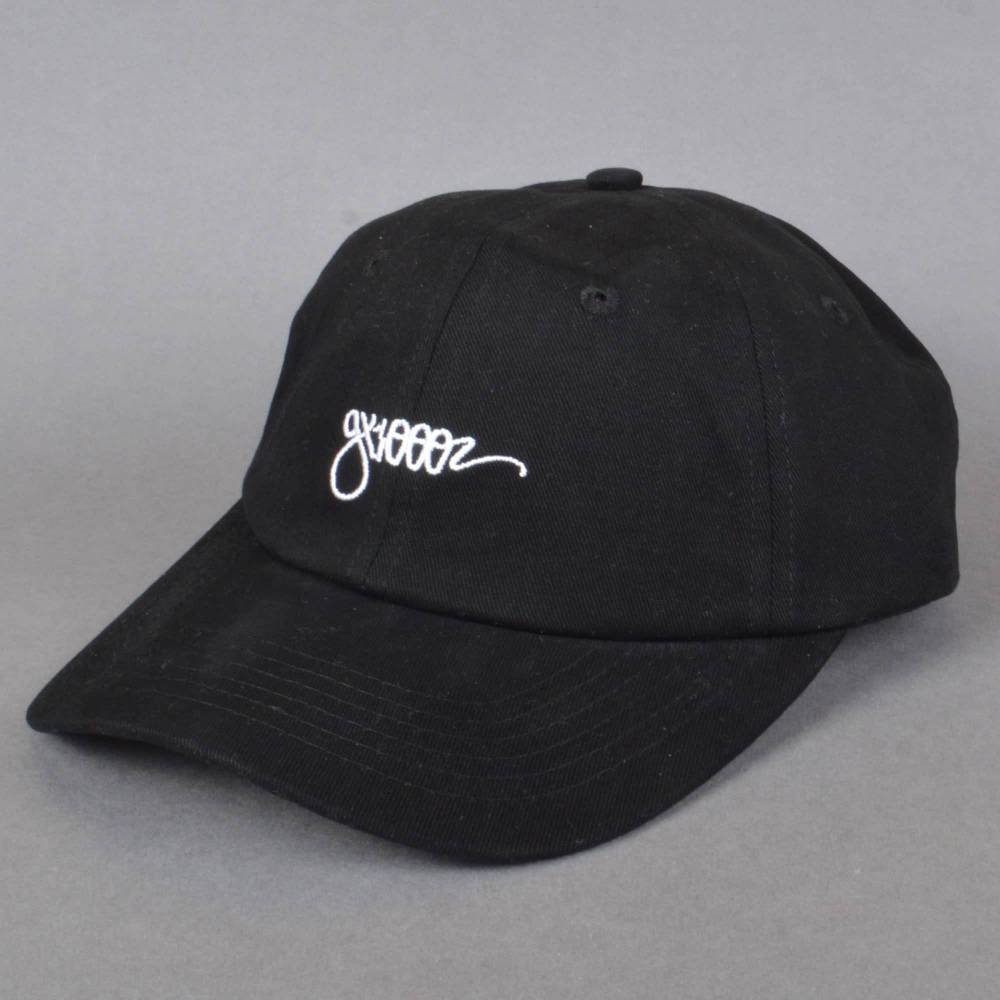 GX1000 One Liner Strapback Cap - Black - SKATE CLOTHING from