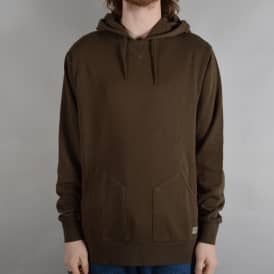 Hackney Pullover Hooded Fleece - Washed Brown