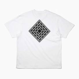 Halftone Logo Skate T-Shirt - White