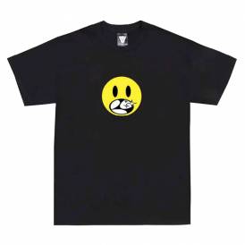Happy Face Skate T-Shirt - Black