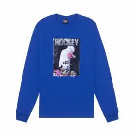 Happy Place Long Sleeve Skate T-Shirt - Royal