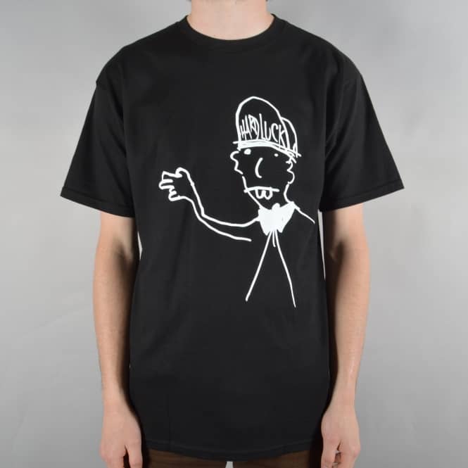 Hard Luck MFG Jessee Turnup Skate T-Shirt - Black