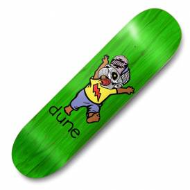 Hawk X Dune Baby Skull (Green Stain) Skateboard Deck 8.25''