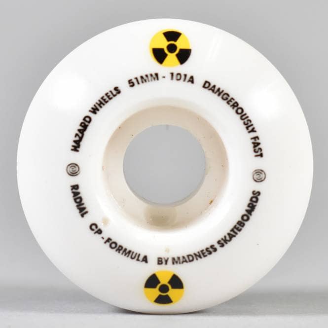 Hazard Wheels Hazard Swirl CP+ Radial 101A Skateboard Wheels 51mm