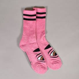 Heather Sect Eye Sock - Pink
