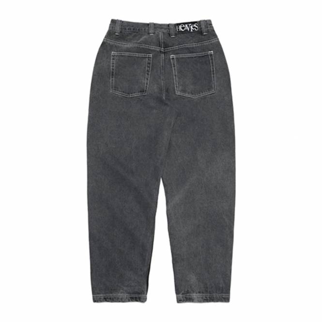 Heavies Denim Heavies Jeans - Black/Contrast Stitching