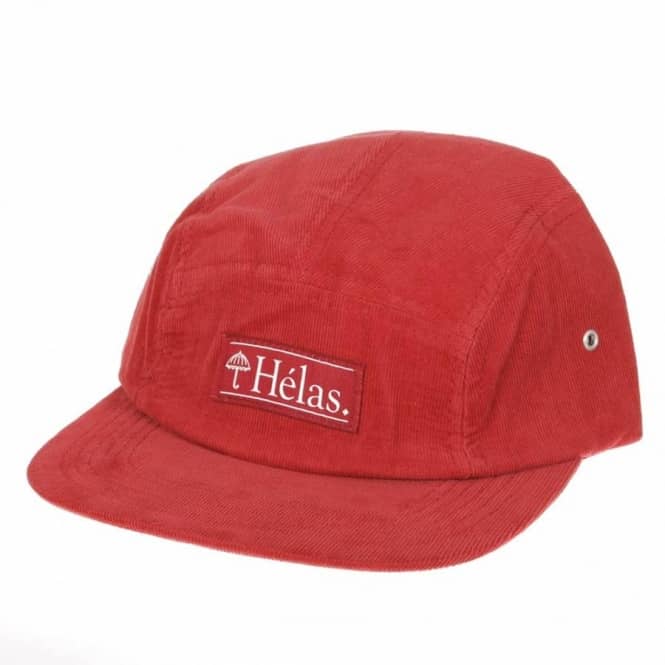 Helas Caps Helas Capone Five Panel Cap - Red Corduroy