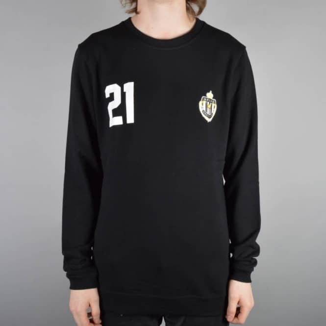 Helas Caps Z21 Crewneck Sweater - Black