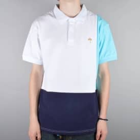 Helas Tie Break Argentina Polo - White/Cyan/Night Blue