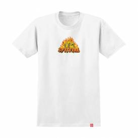 Hell Fire Skate T-Shirt - White