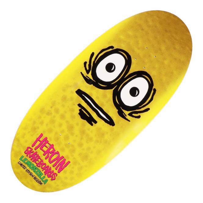 Heroin Skateboards Lemonzilla Skateboard Deck 13.5''