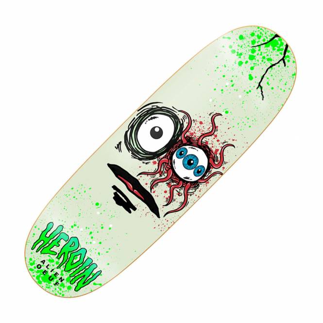 Heroin Skateboards Space Egg 3 Skateboard Deck 10''