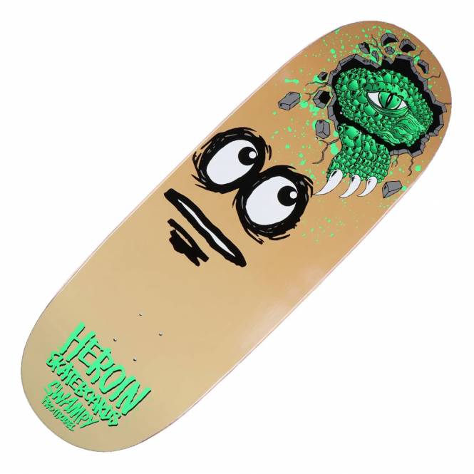 Heroin Skateboards Swampys Egg Skateboard Deck 11''