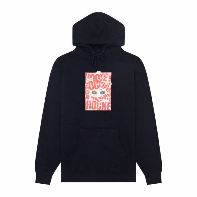 Hockey Skateboards War All Over Hood - Black