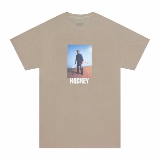 Hockey Skateboards Weapon Man Skate T-Shirt - Khaki